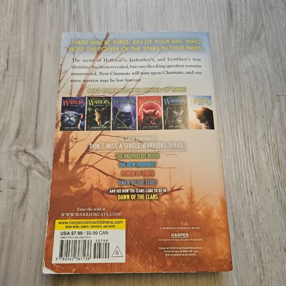 Warriors: Sunrise (Warriors: Power of Three Series #6) Paperback Book - Picture 2 of 2